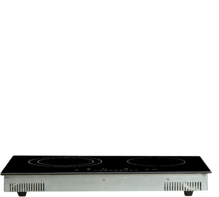 Touch Button Control Two Burner Electric Ceramic Cooker , Household Ceramic Cooktop