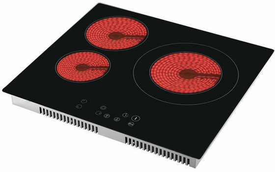 Kochende Kocher-Noten-Infrarotsteuerung der Zonen-drei keramische 2000W + 1200W + 3000W