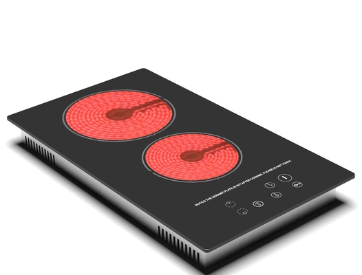 Küchen-Doppelbrenner-keramischer Infrarotkocher mit CER, COLUMBIUM Bescheinigung 230V Wechselstrom 4000W
