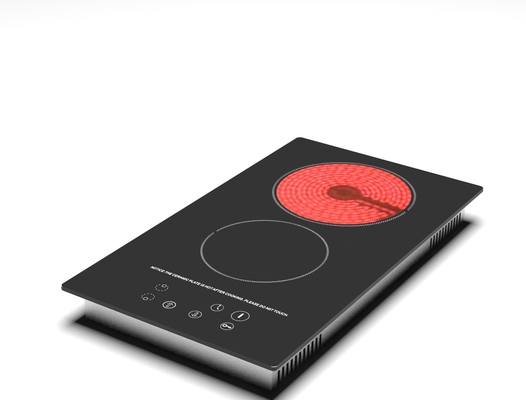 Umweltfreundlicher kleiner Doppelbrenner-Induktionsherd, super dünne tragbare Induktion Cooktop