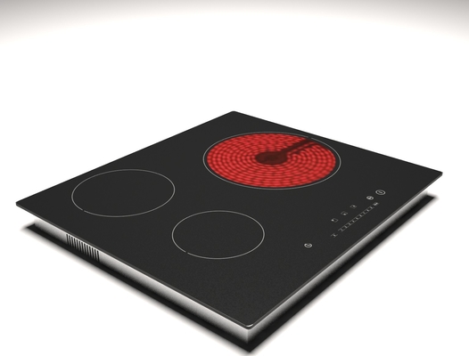 Brenner-Induktion Cooktop Cooktop 6000W drei der digitalen Steuerung hybride für Werbung