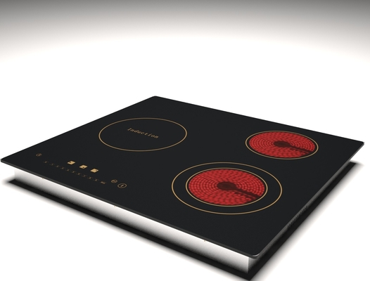 Eingebaute elektrische Mischköche 6200W dünne Brenner-Induktion Cooktop des Portable-drei